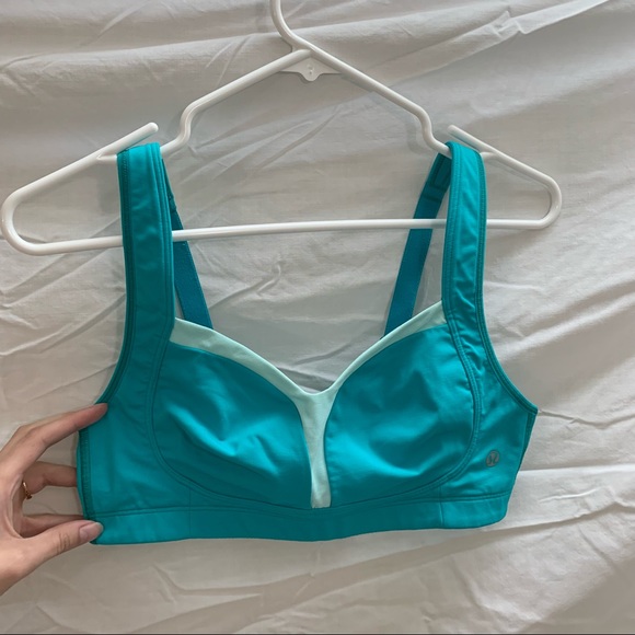 LuluLemon Adjustable Teal Sports Bra - Picture 5 of 9